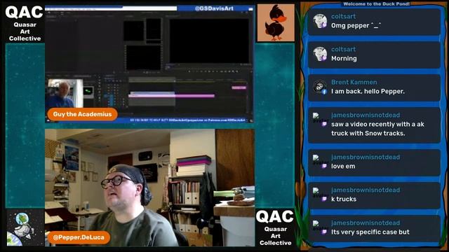 Quasar Art Collective- A collaborative Art Stream смотреть онлайн