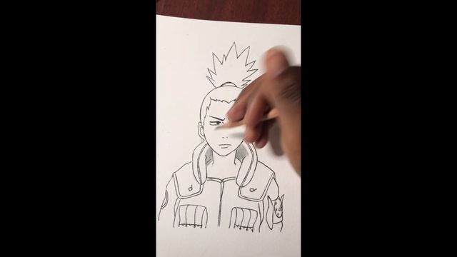 ANIME ART Shikamaru (Naruto) Drawing - Tzunami смотреть онлайн