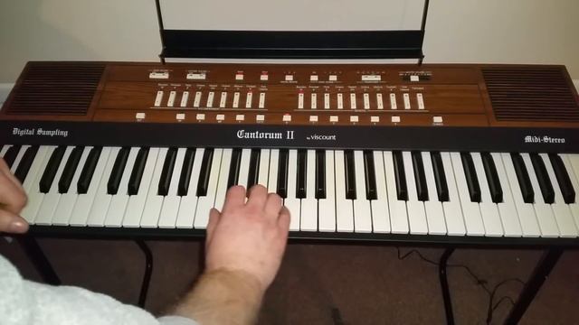 Rare Viscount Cantorum 2 ( II ) Portable Organ Review. смотреть онлайн