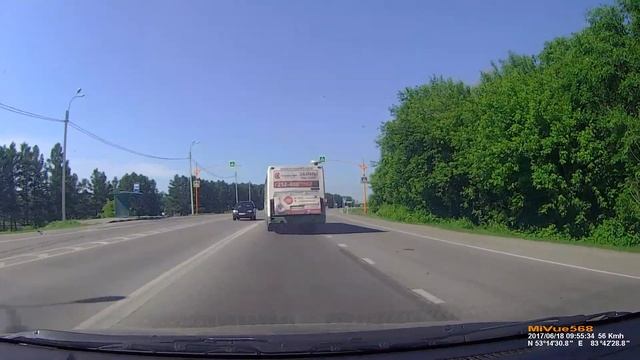 Как ездят в Барнауле М603 лень включить поворотник смотреть онлайн