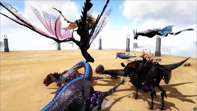 Ark GENESIS 2 Vs Ark EXTINCTION | Ark Battle