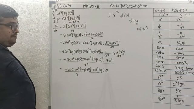|| Rudra Tutorials || HSC 12th ||Maths 2 || Differentiation || exercise 1.1 (part a) || kunal sir смотреть онлайн