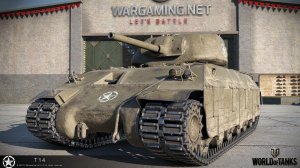 World Of Tanks Blitz. Т-14. Мастер, воин, основной калибр.