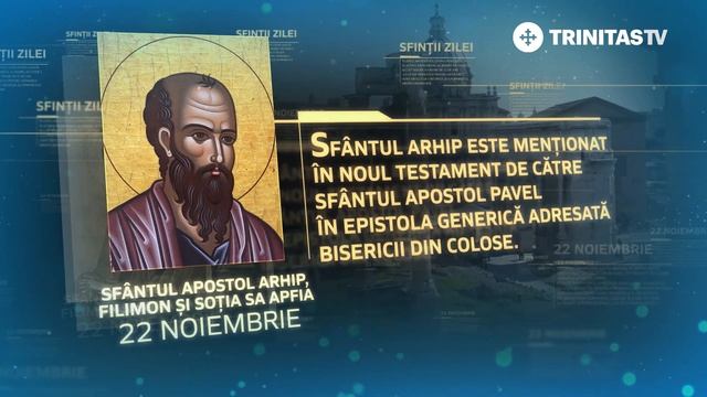 Sfântul Apostol Arhip, Filimon și soția sa, Apfia - 22 noiembrie смотреть онлайн