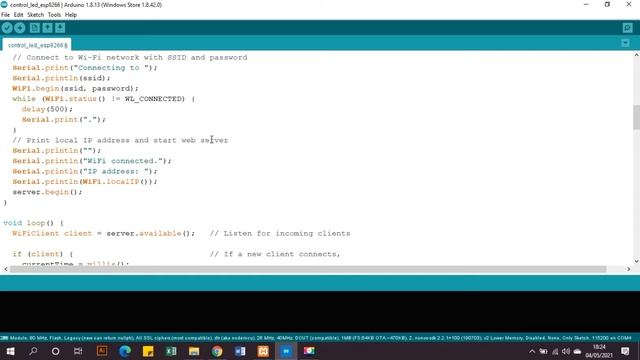 Controlling Relay with Web Server (ESP8266) смотреть онлайн