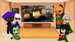 ~Some of the Ninjago villains react to ninjas~LAZY!~Ninjago~Part 1~ENG and RUS~GachaClub~