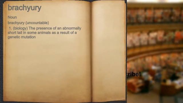 What does brachyury mean? смотреть онлайн