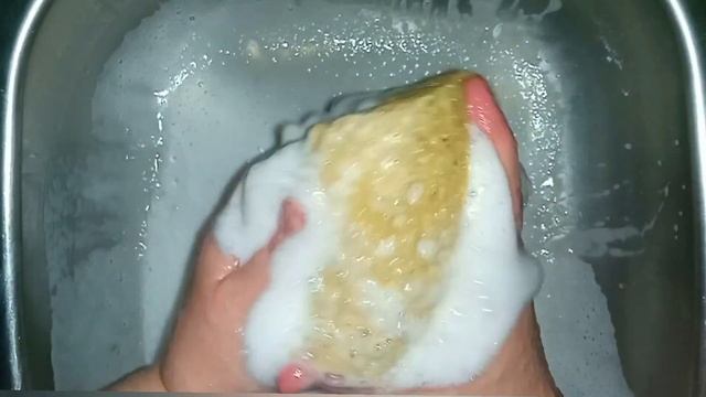 ASMR 🤍/Laundry Powder/Washing Gel/Sponge Squeezing/ #suds #rinsing/#порошок #гель для стирки #губка