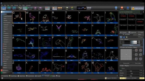 Pangolin Laser Show Software - ZONES overview