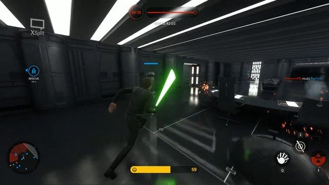 LUKE VS VADER EPIC CLASH ON THE DEATHSTAR!!! - Star Wars Battlefront смотреть онлайн