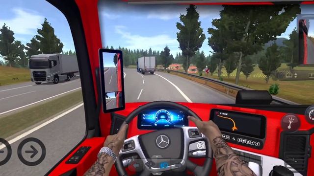 Truck Simulator Ultimate Mercedes Benz actros 6x4 2023 🚛 смотреть онлайн