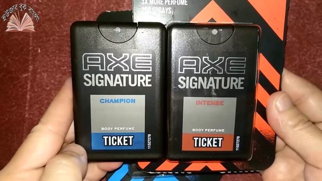New Axe signature Ticket Pocket Perfume|Champion|Intense| Review смотреть онлайн