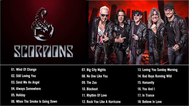 Scorpions Greatest Hits Full Album With Lyric  - Scorpions Best Songs   Scorpions Songs Karaoke