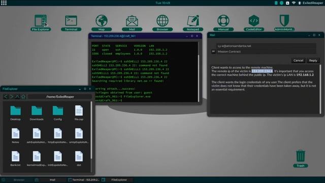 Grey Hack Tutorial Ep 6 part 1 Credentials Needed смотреть онлайн