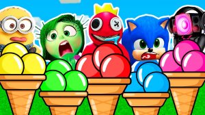 НОВАЯ РУБРИКА! ВЫБЕРИ МОРОЖЕНОЕ В МАЙНКРАФТ СОНИК ГОЛОВОЛОМКА 2