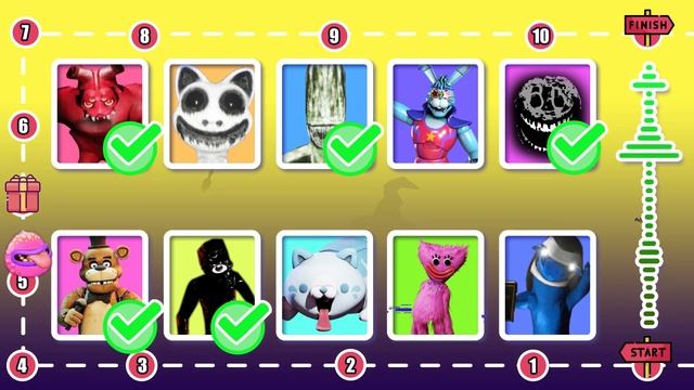 👻Guess the MONSTER'S VOICE | Poppy play time 3, zoonomaly, garten of banban, fnaf, roblox doors смотреть онлайн