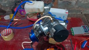 Электрический нагнетатель (электро турбо)часть 10( Готовая конструкция, новая рубаха)