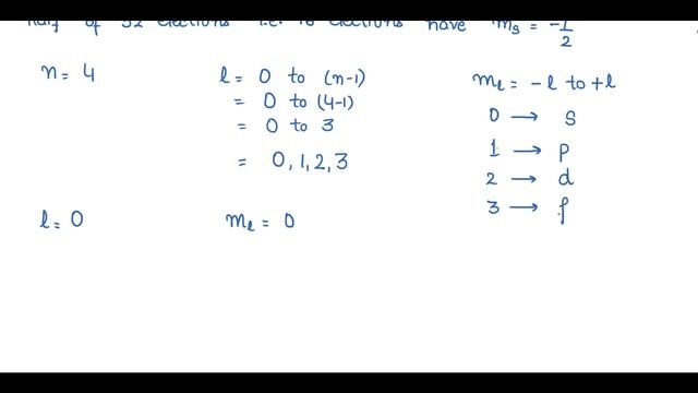 How many electrons in an atom may have the following quantum numbers ? (a) n = 4, ms = -1/2 смотреть онлайн