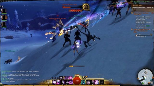 Guild Wars 2 - (Beta Finale) Champion Bloodthirsty Black Moa смотреть онлайн