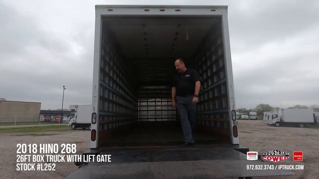 HINO 268 26ft Box Truck with Lift Gate - Dallas Box Truck смотреть онлайн