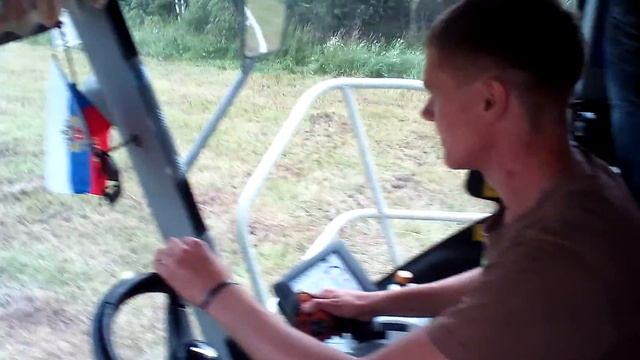 Первый раз на силосоуборочном комбайне. смотреть онлайн