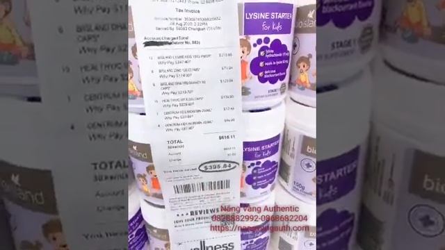 Bột Bổ Sung Lysine Bio Island Úc Tăng Chiều Cao Cho Trẻ Từ 7 Tháng - 6 Tuổi 150g || 0828882992