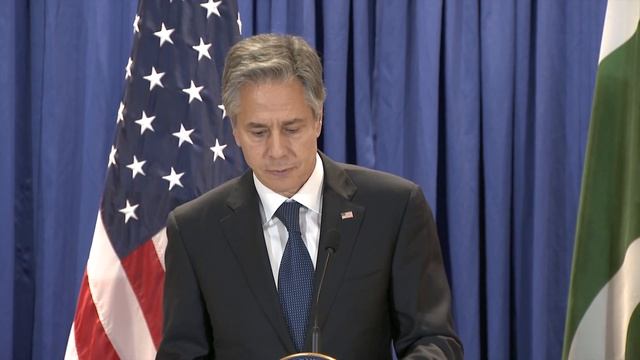 Secretary Blinken's remarks commemorating 75 years of U.S.-Pakistan relations смотреть онлайн