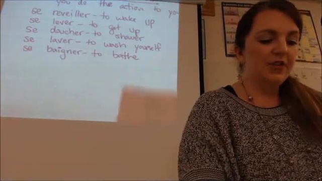 Daily routine vocabulary- reflexive verbs in French смотреть онлайн