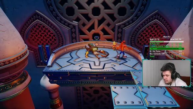 Crash Bandicoot Warped No Hit смотреть онлайн