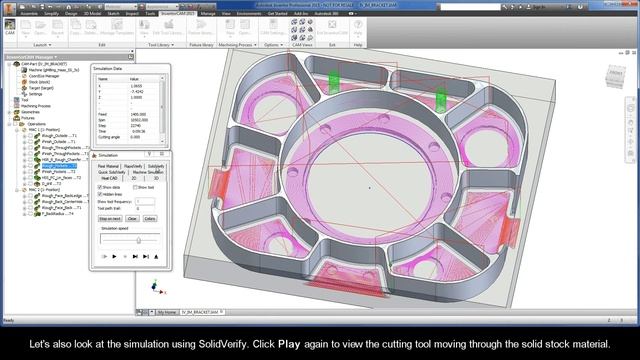InventorCAM IMachining Getting Started - 2D Example: Pockets Machining