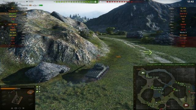 Strv m/42 Лучший СТ 5 уровня. Стрекоза нагибает. смотреть онлайн