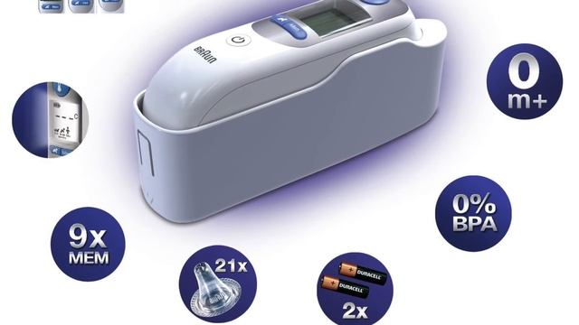 Braun ThermoScan 7 Infrarot Ohrthermometer IRT6520 / Info / DEUTSCH смотреть онлайн