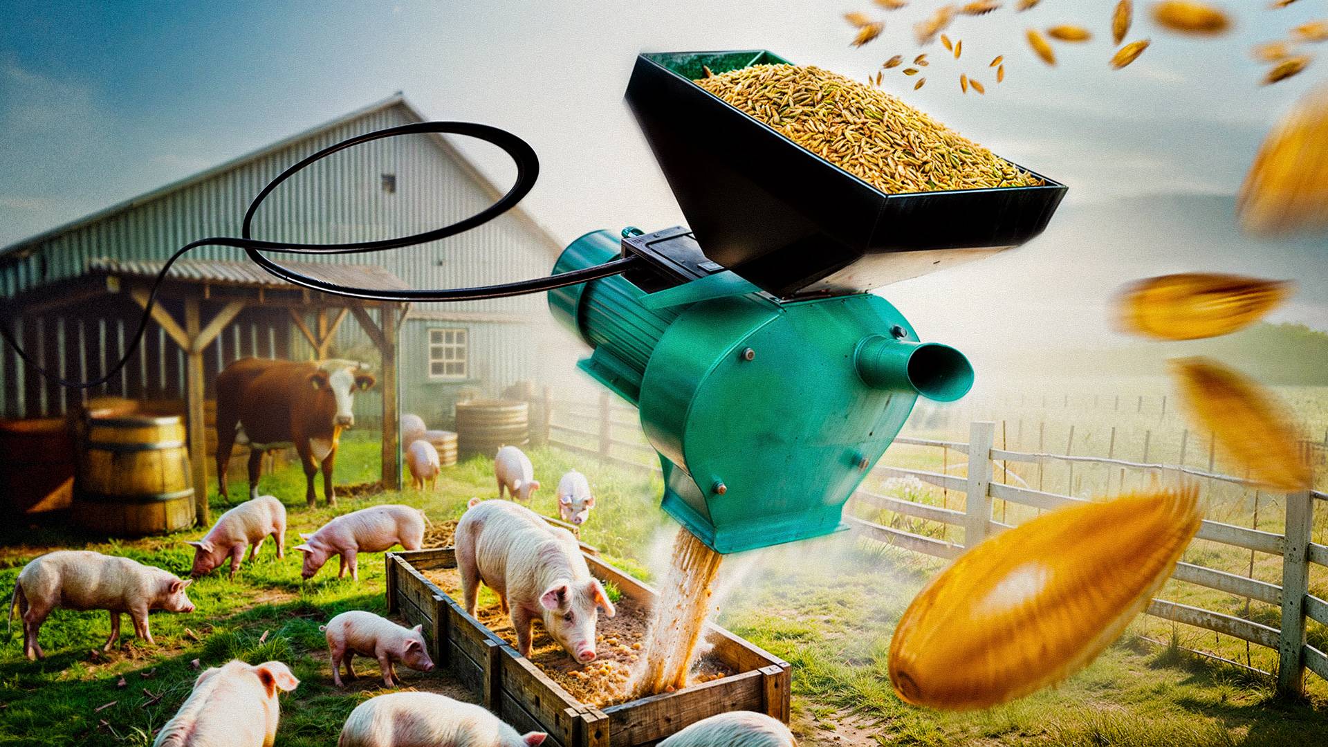 Зернодробилка | Дробим зерно, зачем и как? смотреть онлайн