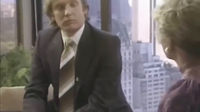 34 year old Donald Trump answering about becoming a president of the USA. смотреть онлайн
