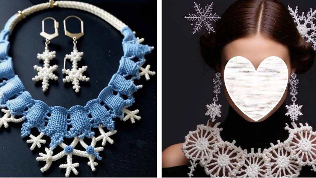 ❄️ Зимнее настроение - украшения в виде СНЕЖИНОК❄️ смотреть онлайн