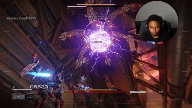 Beating the Sea Spider in Armored Core 6 смотреть онлайн