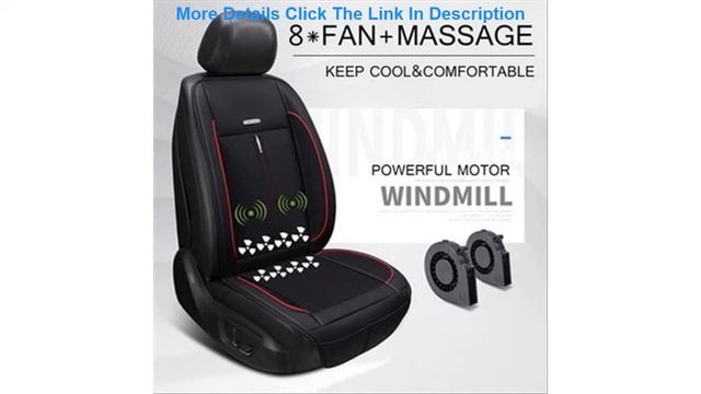 Top 12V/24V summer cool ventilation cushion car cushion cooling seat air fan massage seat air condi смотреть онлайн