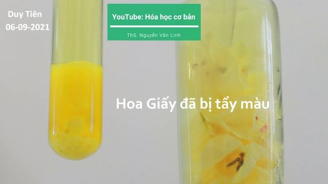 #115 | Điều Chế Clo Từ KClO3 | Tính Tẩy Màu Của Clo 💚