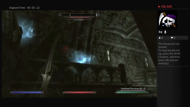 SKYRIM- THE DEATH OF LORD HARKON OR SERENA смотреть онлайн
