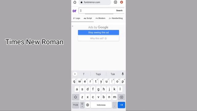 Cara Menambahkan Font Times New Roman di WPS menggunakan Chrome | Android смотреть онлайн