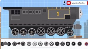 Labo Brick Train - Labo Lado - Polar Express - Brick Train - Labo Train - Black Thomas Train #100