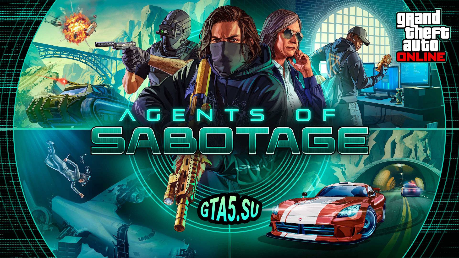 Обновление GTA Online Agents of Sabotage выйдет 10 декабря смотреть онлайн