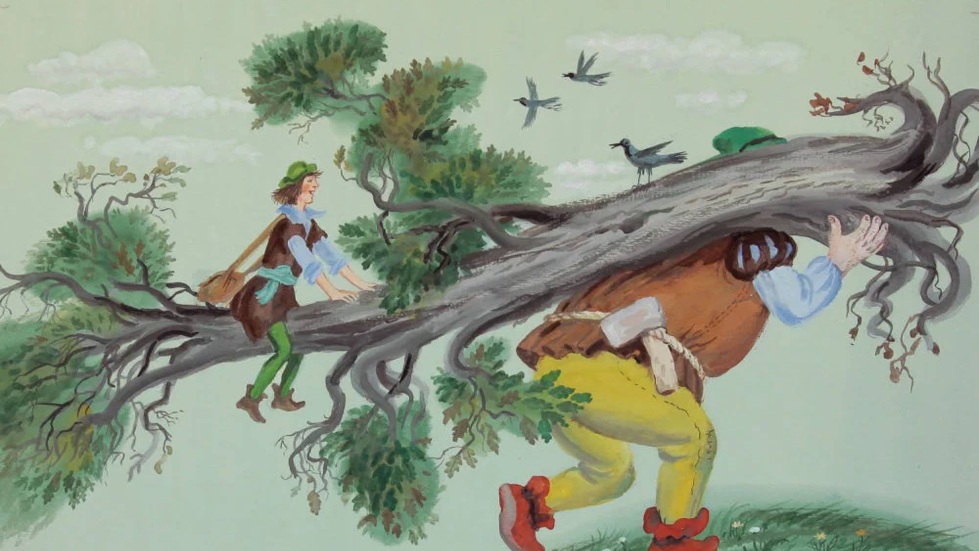 Храбрый портной. Братья Гримм смотреть онлайн