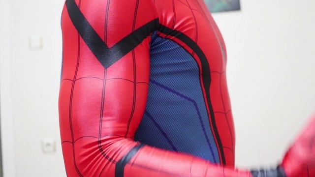 Spiderman home coming costume unboxing & review from Aliexpress смотреть онлайн