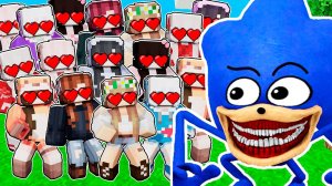 100 ФАНАТОК ВЛЮБИЛИСЬ В СОНИК ТЕЙПС ШИН ГОДЗИЛЛА В МАЙНКРАФТ ЗОМБАК