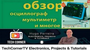 Осциллограф FNIRSI DCA-510 + Генератор сигналов SG ≈ 10 МГц, 48 МСАс ≈ 14 осциллограмм