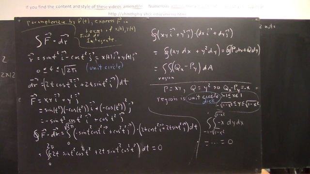dagmult 7838 line integral around unit circle example with way too many clerical errors so watch смотреть онлайн