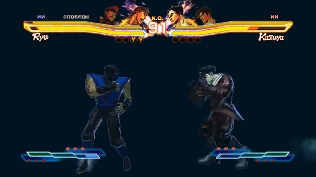 SVT| subscriber fights |Scorpion and Sub-Zero vs Kazya and Jin смотреть онлайн