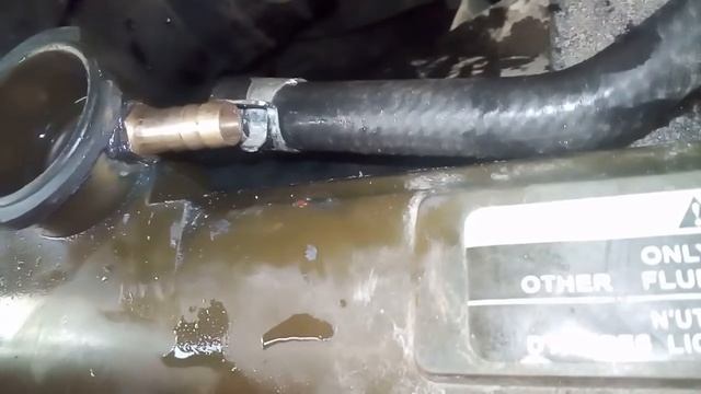 Ремонт штуцера радиатора. смотреть онлайн