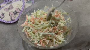 Салат из зеленой редьки - простой, но очень вкусный рецепт